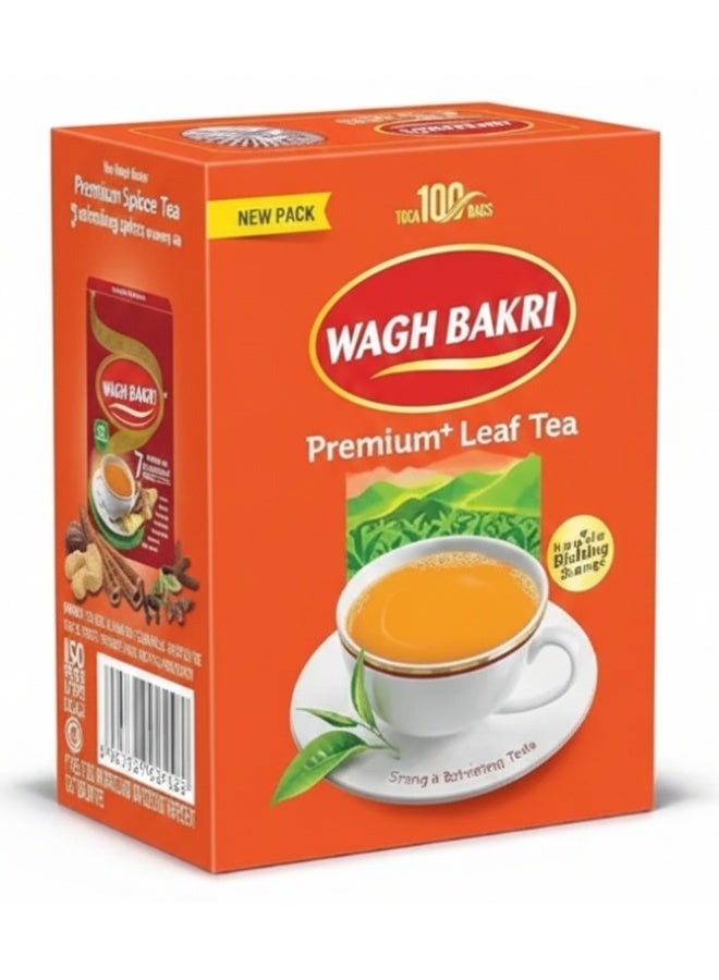 WAGH BAKRI Premium Leaf Tea Box 225g - Image 1